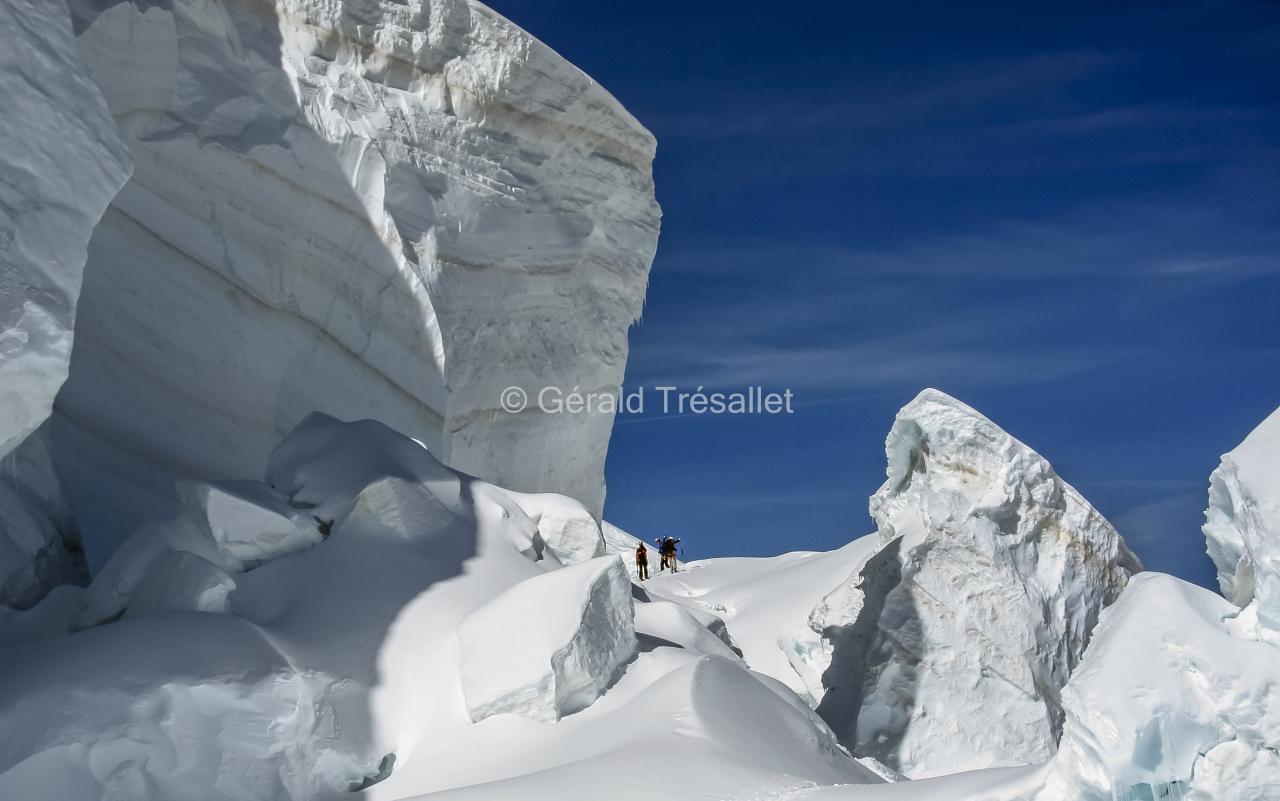 Sérac au Mont-Blanc du Tacul