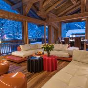 Intérieur de chalet.