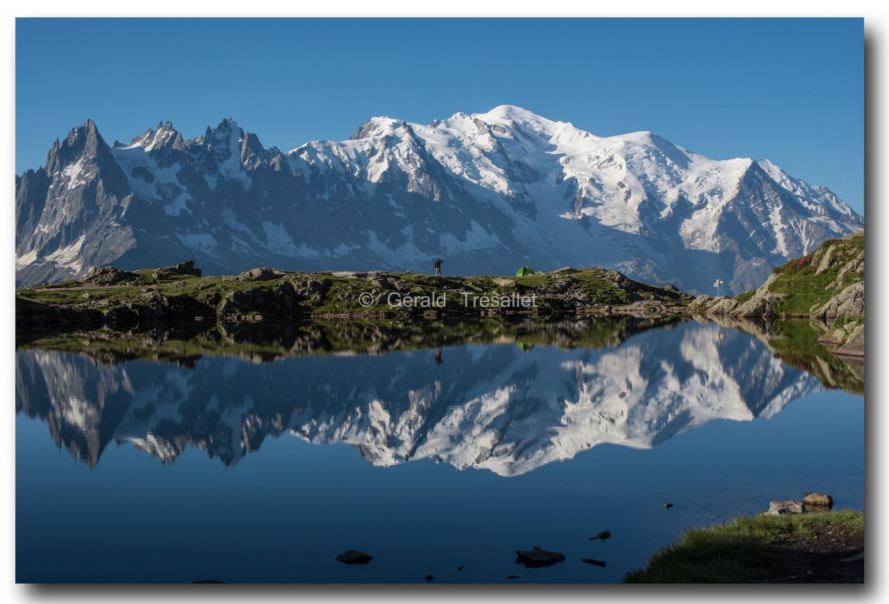 Mont-Blanc vu des Cheserys